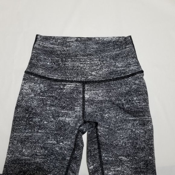 Lululemon Rush Jacquard Luon High Rise Wunder Under 7/8 Tights - Picture 5 of 7
